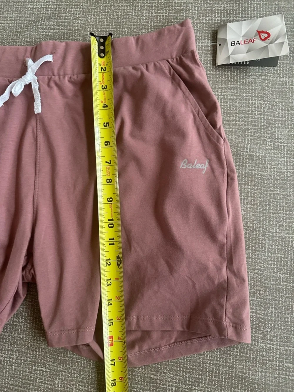 Baleaf Women’s Large Pink Wide Leg Cropped Lounge Yoga Pants NWT - Picture 8 of 11